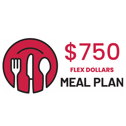 $750 Flex Dollar Meal Plan