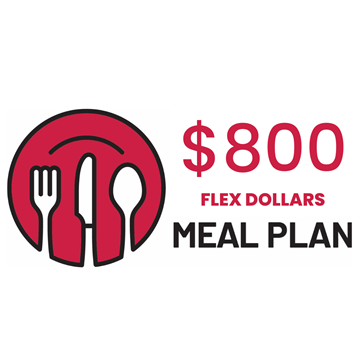 $800 Flex Dollar Meal Plan